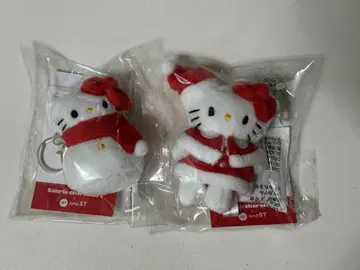 로리즈팜 Me% 헬로키티 토이 키링 눈사람 산타