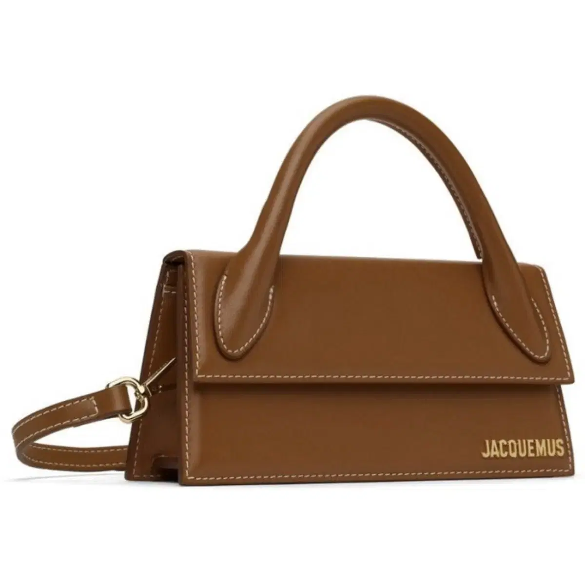 Zac Posen Le Chiquito Long Tote Shoulder Bag Brown