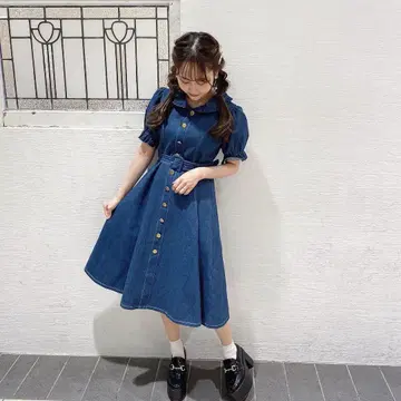 evelyn 데님 원피스