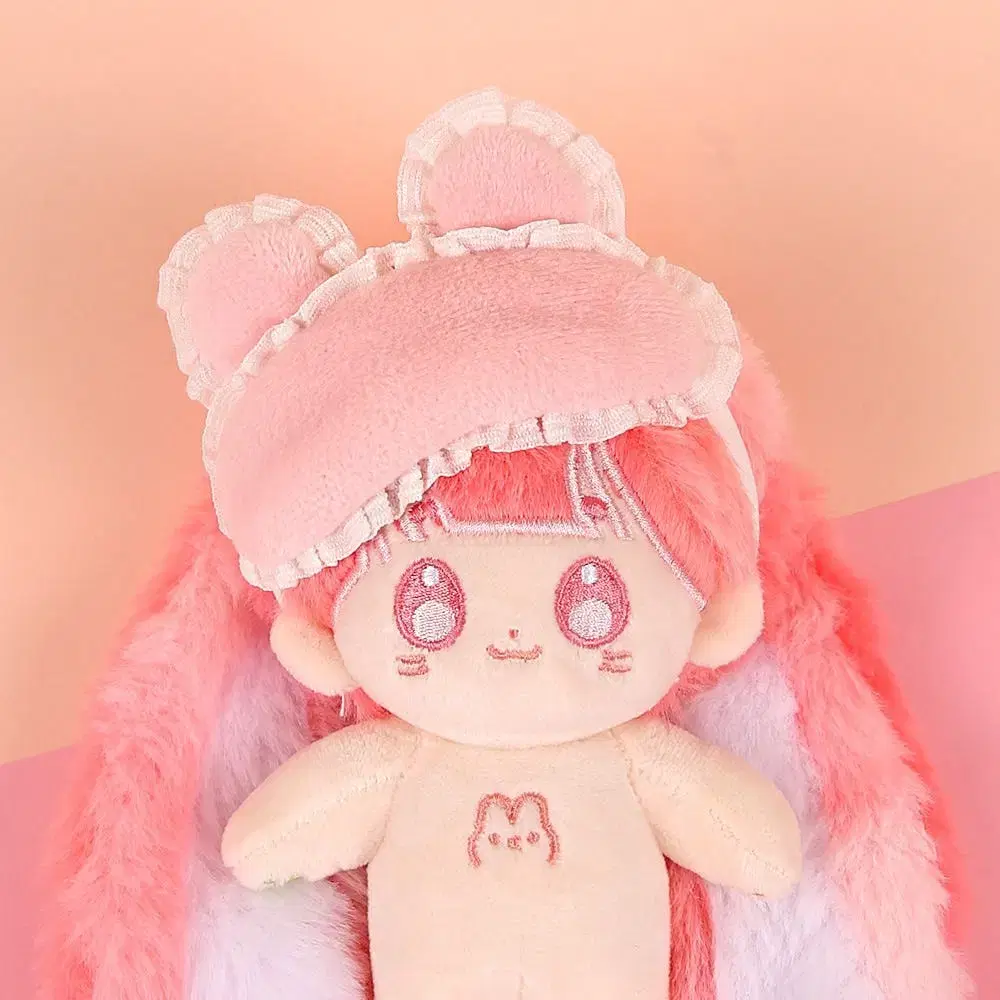 아이돌룩 래빗 레이스 안대 10cm 솜인형 인형옷