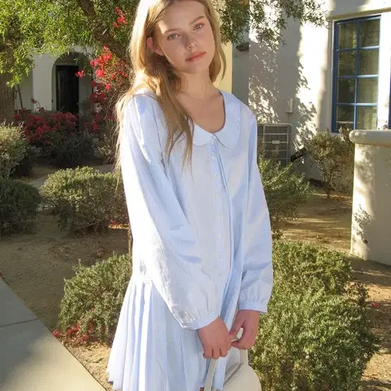Somewhere Butter Ronnie Shirring Mini Dress Ivory on Bunjang