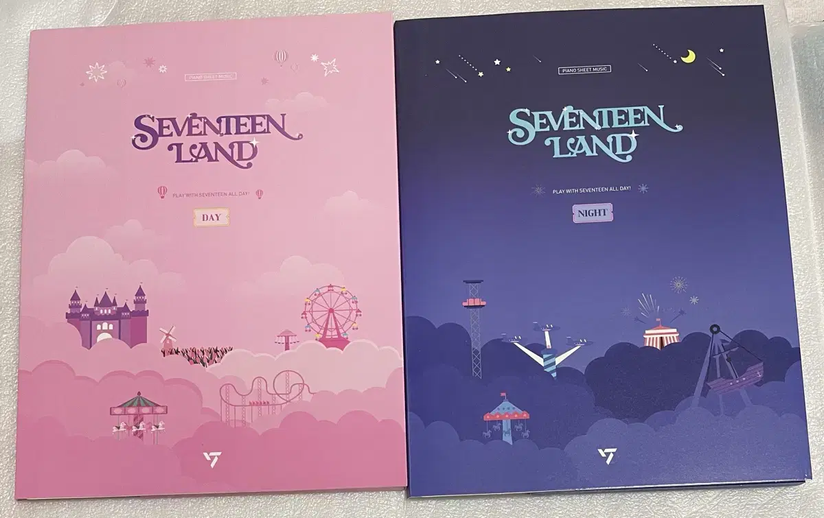 세븐틴 피아노 악보집 seventeen land 데이 + 나이트