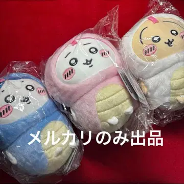 치이카와 해피 백 2025 봉제 인형 하치와레 토끼 3종