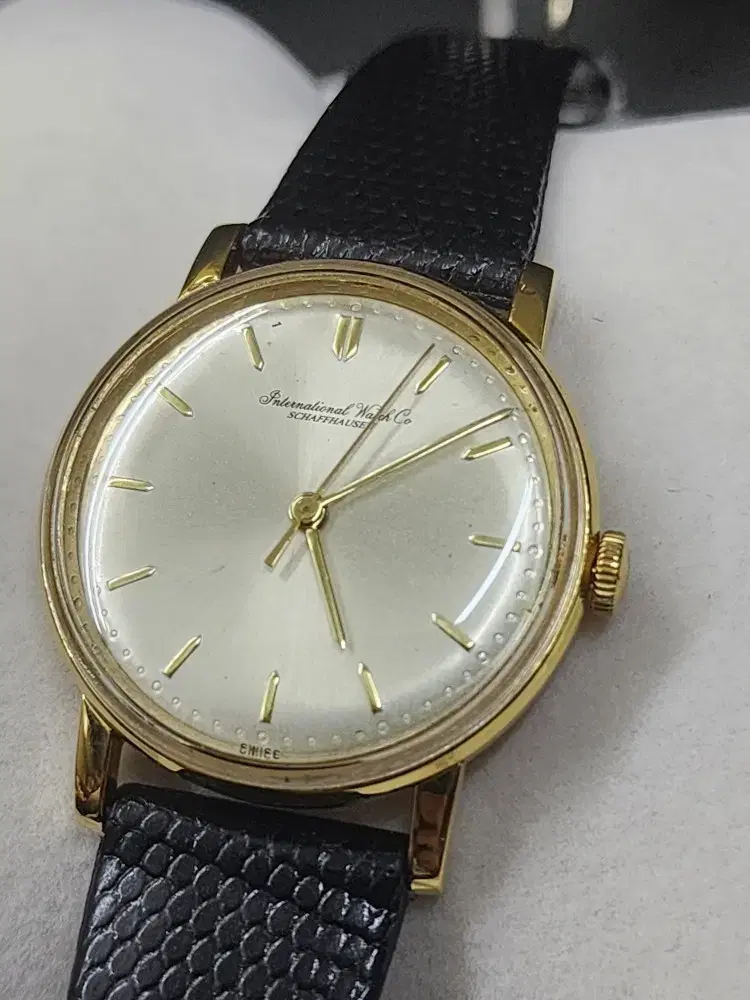 IWC 18K금통시계(수동)