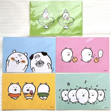 자신 츳코미 곰 나가노의 곰 한국 한정 엽서 5장 미개봉 새상품 가로