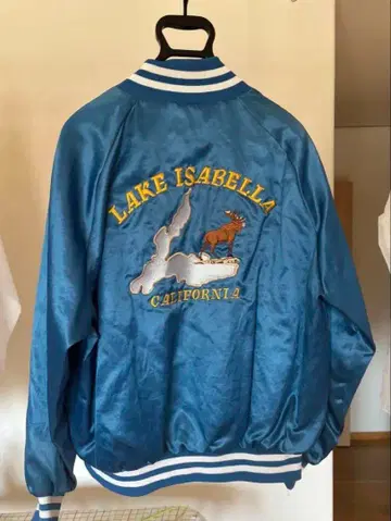 LAKE ISABELLA 바시티 자켓 파랑