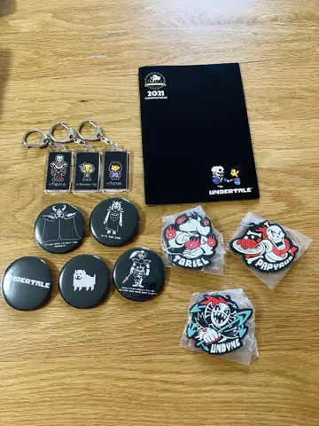 UNDERTALE 캔뱃지 러버 마스코트 키링 스케줄장