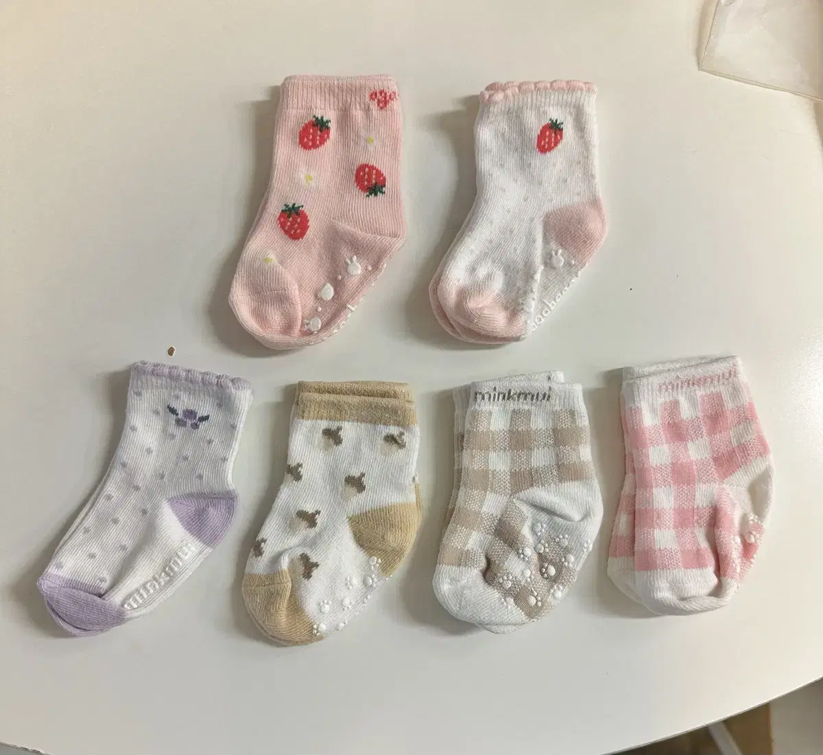 Mink Mu + Agabang Baby Socks (6 pairs)