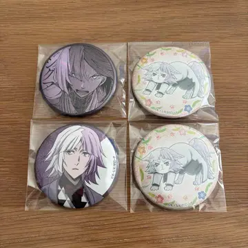 문호 스트레이독스 대박람회 시그마 캔뱃지 4개 묶음 판매