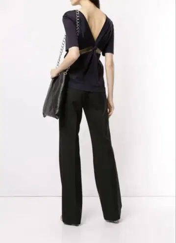 새상품! DION LEE 디온리 백 오픈 티셔츠 컷소