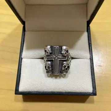 빈티지 스컬 반지 925