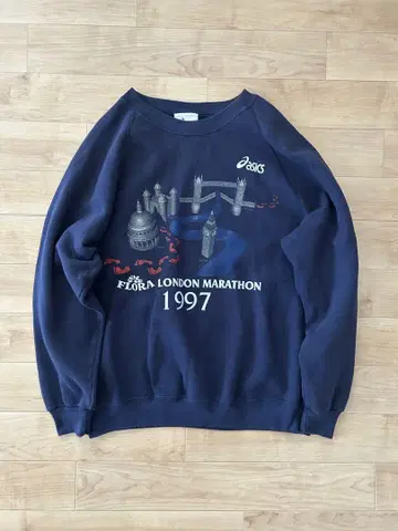 90s 아식스 런던 마라톤 맨투맨