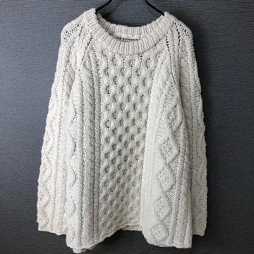 THE SHINZONE ARAN KNIT 화이트