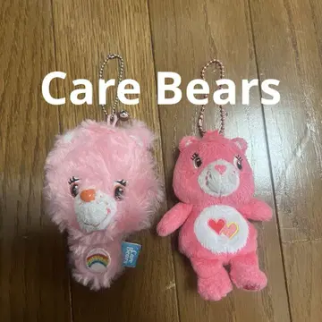 케어 베어 Care Bears 키링 거울 봉제 인형 핑크