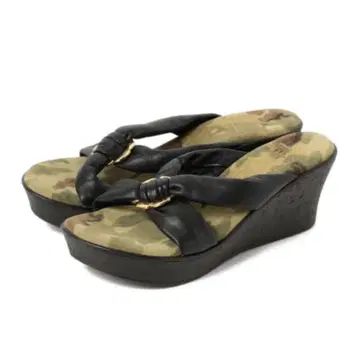 아일랜드 슬리퍼 ISland SLIPPER 카모 패턴 샌들 하와이