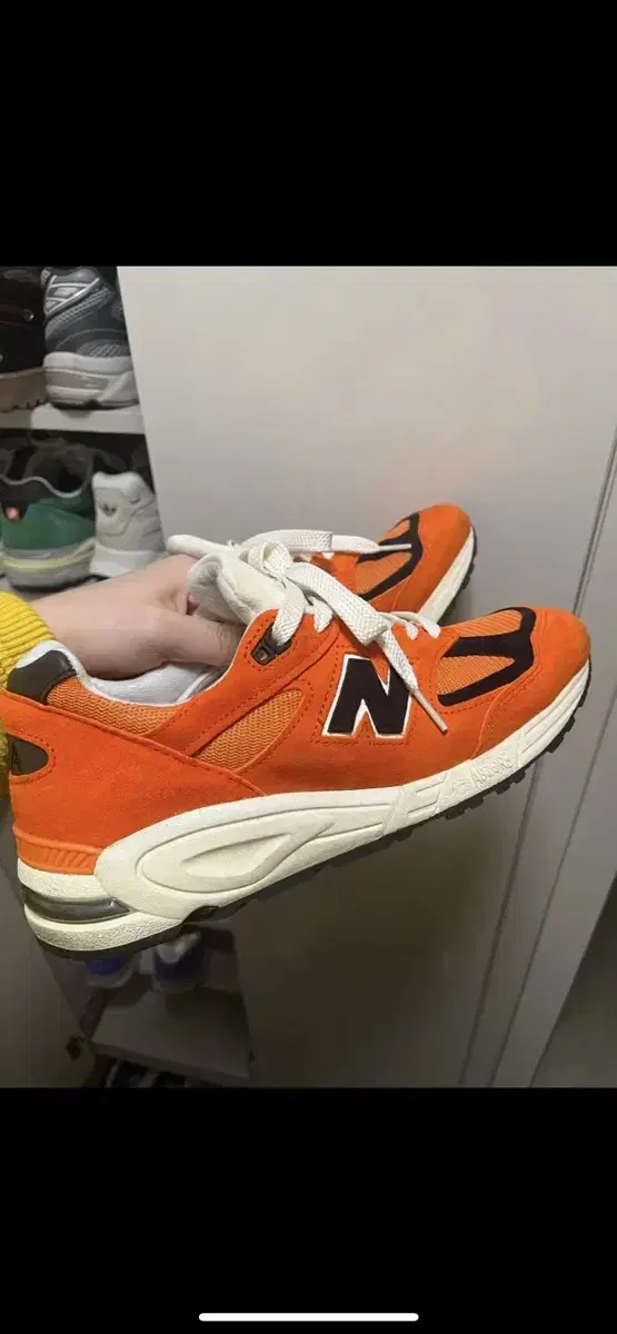 뉴발란스 990 v2 오렌지 280사이즈