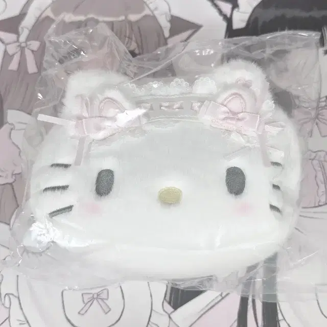 (미개봉)산리오 흰고양이 시리즈 키티 파우치