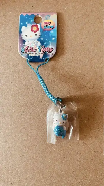 반짝반짝 오로라 머메이드 인어 헬로키티 스트랩 2005년
