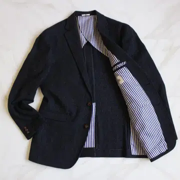 SUIT SELECT 테일러드 자켓 LL 트위드 호두 버튼