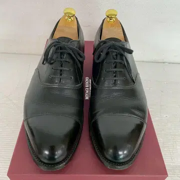 미야기 코교 스트레이트 팁 비즈니스 슈즈 25.0cm 블랙 J0910