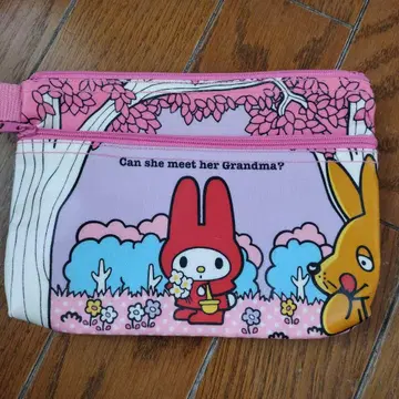 산리오 마이멜로디 빨간 망토 파우치 미사용 레트로