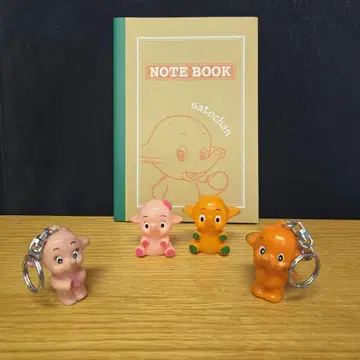 사토짱 키링 세트 노트