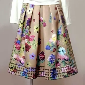 엠즈 그레이시 플라워 프린트 스커트