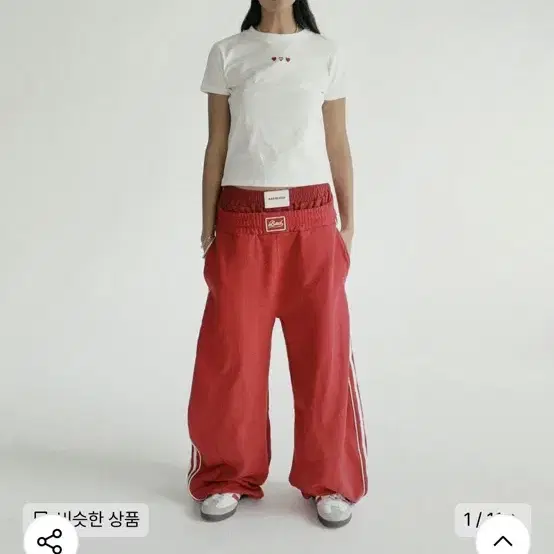 【BADBLOOD】Lion Patch Washed Barrel Pants ♥3Colors New with Tag) Bad Blood Lion Patch Washed Barrel Pants