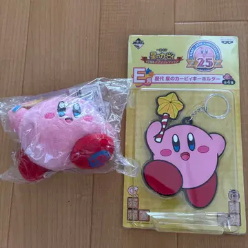 제일복권 커비 25주년 미개봉 푸푸푸 키링 마스코트