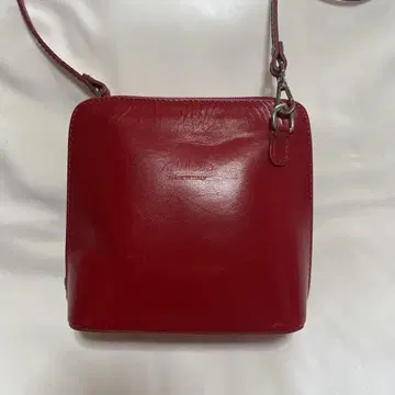 안미코 이탈리아 가죽 천연 가죽 미니 백 빨간색