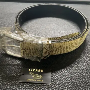 LIZARD 도마뱀 천연 가죽 벨트 미사용 새상품