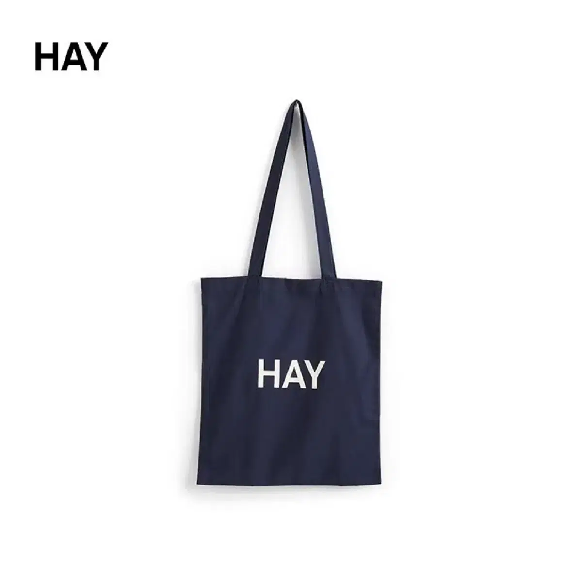 HAY 헤이 Tote Bag 에코백 쇼퍼백 캔버스백 네이비