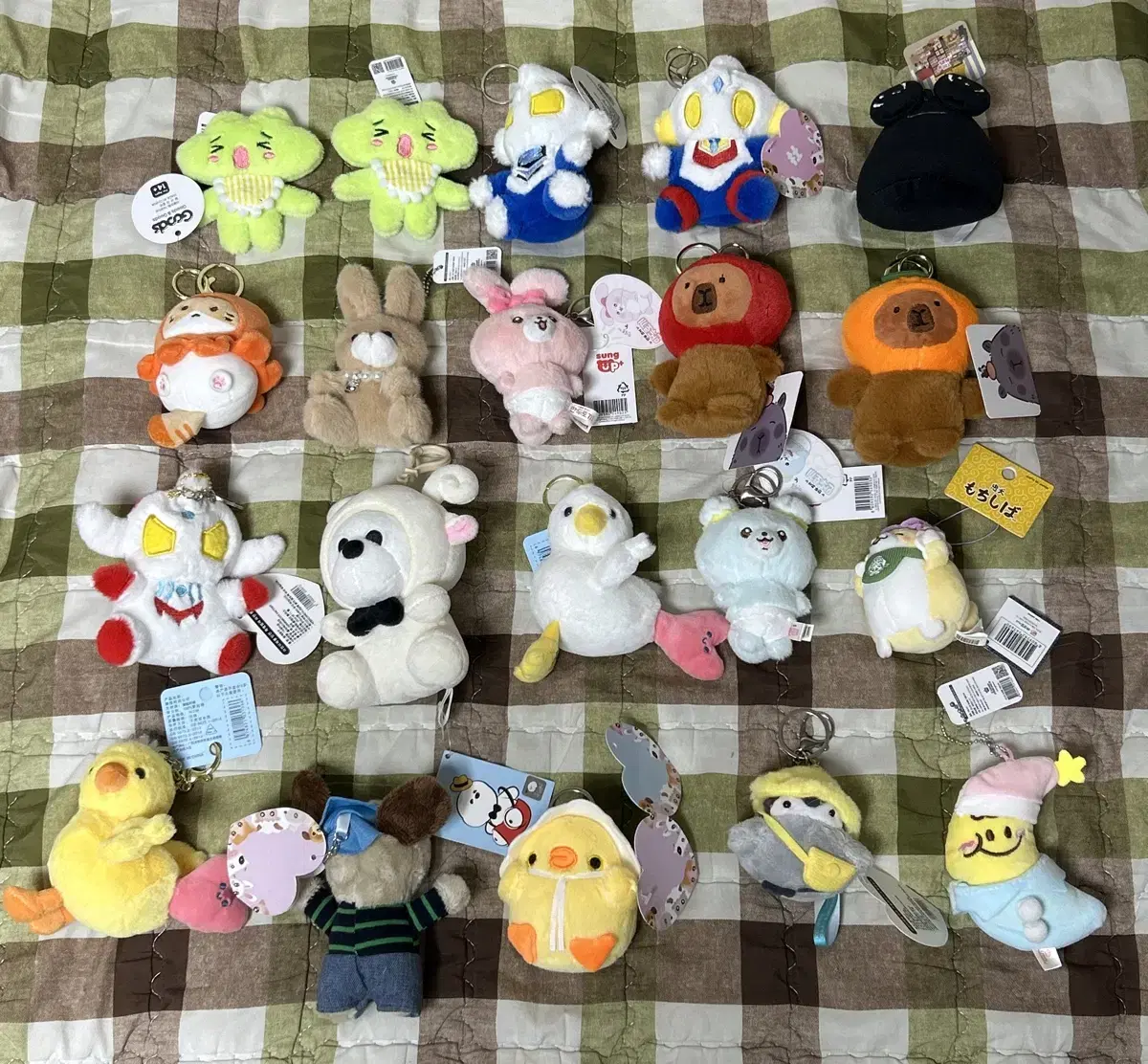 키링 인형 총 102개 대량 판매합니다! 인형뽑기 사장님 환영