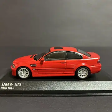 BMW 1/43 m3 미니 챔프스 PMA 이모라 레드 2001