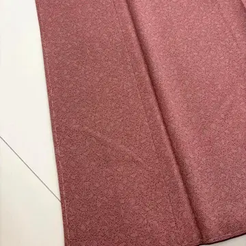 에도 코몬 순수 실크 꽃+덩굴 패턴 무늬 기모노 T-4647