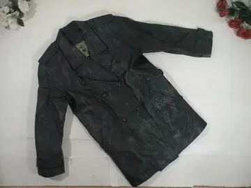 94901 THE MODA IN LOCK 가죽 코트 소가죽 블랙 M