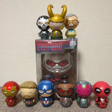 DORBZ 마블 피규어 세트 캡틴 아메리카 외