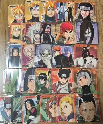 NARUTO 전 아트 코스터 26매 세트 나루토 전 우치하 사스케