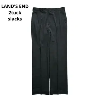2000년대 Land's End 2탭 여름 슬랙스 회색