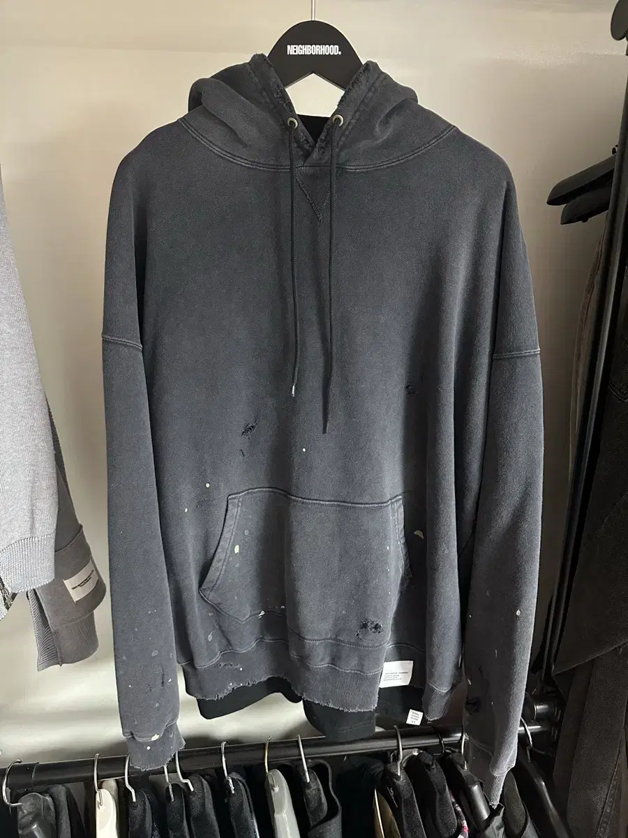 [XL] 23FW 네이버후드 데미지 후드