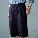 HAVERSACK 스몰 헤링본 6부 코튼 팬츠