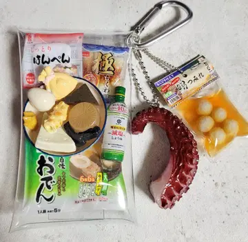가챠 파우치 오뎅 문어 한펜 치쿠와 츠미레