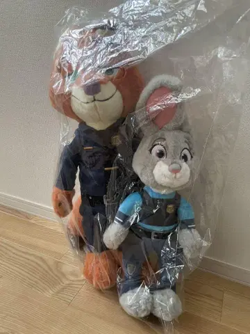 주토피아 봉제 인형 세트 닉 주디