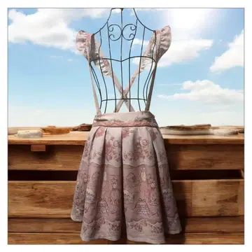 리즈리사/프릴 서스펜더 안감과 튤 3장 스커트/관 Z10