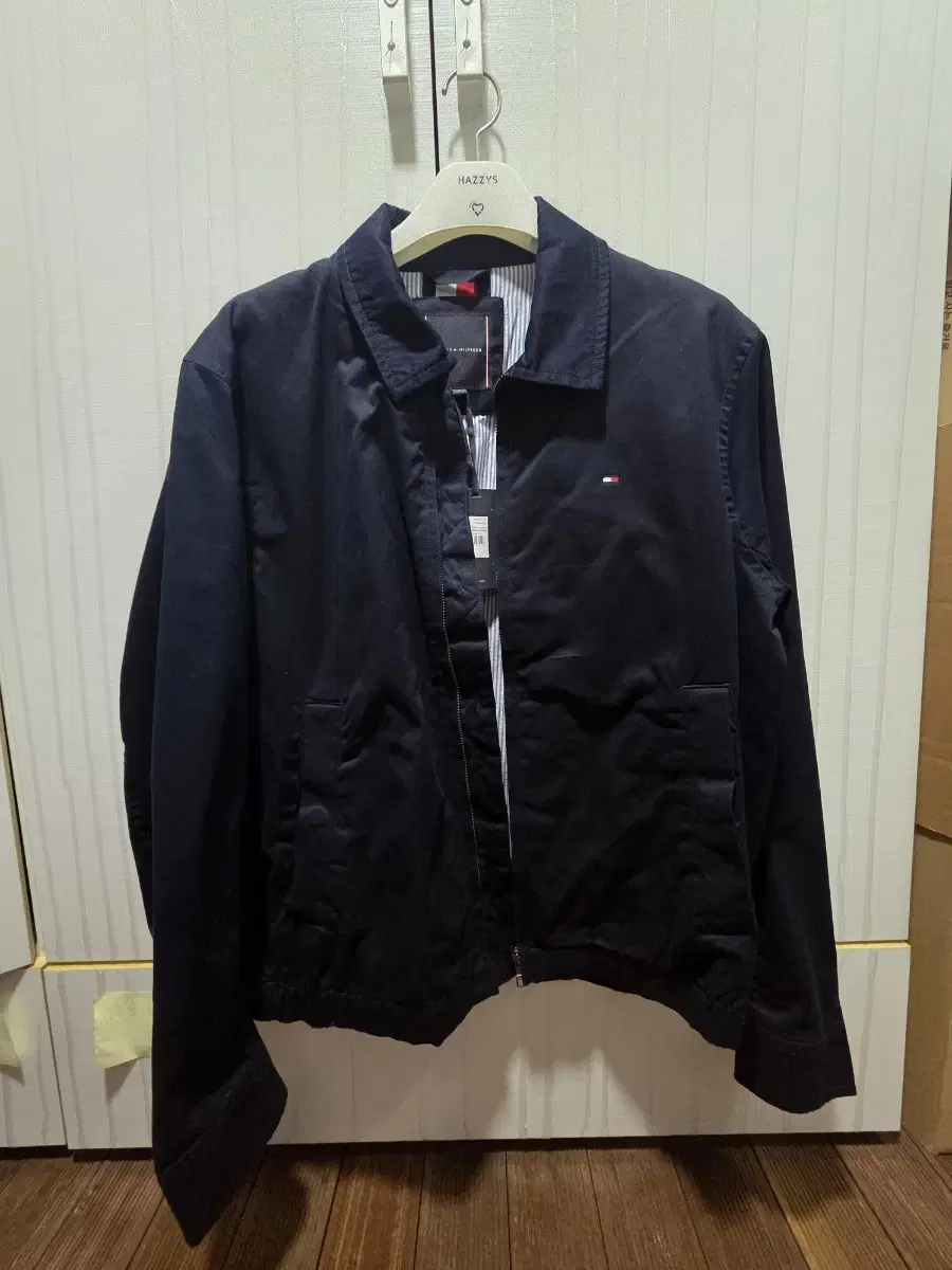 [New] Tommy Hilfiger Cotton Ivy Jacket (Navy, L) T12E7WOT100M