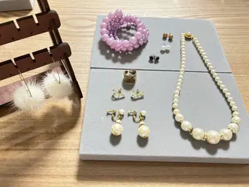 액세서리 9종 세트 (귀걸이, 목걸이, 팔찌, 반지)