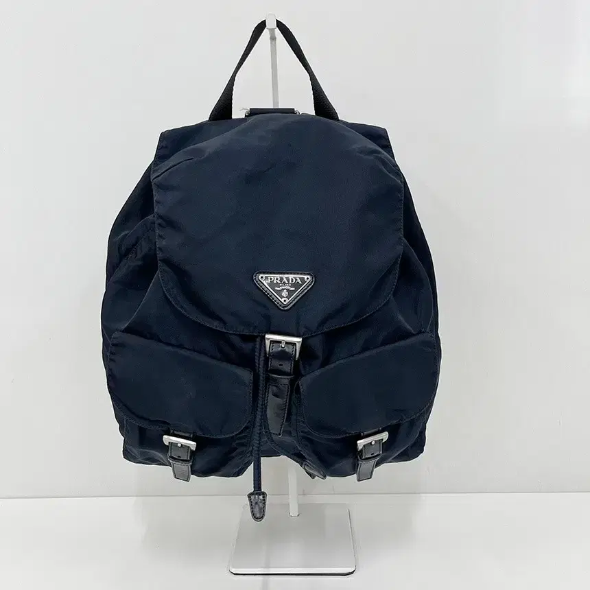 Prada Navy Rina Nylon Backpack Unisex 168-1357969
