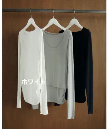 완판 anuke 아누크 Layered Rib Tops 레이어드 상의
