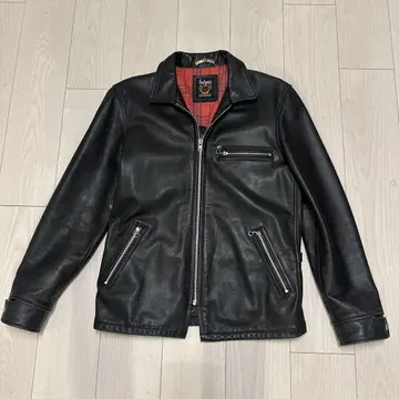 schott 소가죽 카라 부착 가죽 재킷
