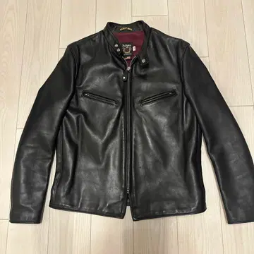 schott 소가죽 641xx 싱글 라이더 가죽 재킷 40